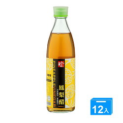 百家珍鳳梨醋600ml*12【愛買】
