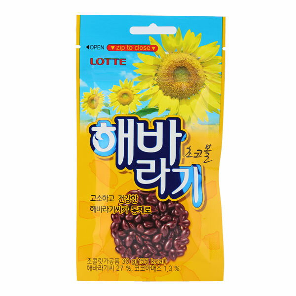 韓國lotte 樂天葵花子巧克力30g 庫奇小舖 庫奇小舖直營店 樂天市場rakuten