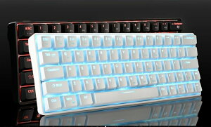 數字鍵盤 便攜式64鍵小型機械鍵盤 青軸紅軸茶軸電競游戲有線筆記本 mks 瑪麗蘇