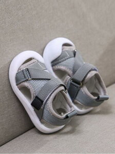 嬰兒包頭涼鞋1歲女寶寶學步鞋子小童2軟底男童幼兒鞋女寶幼童夏季 幸福第一站