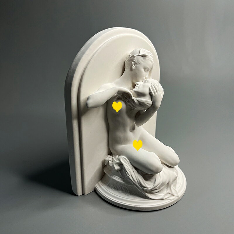 復古簡約唯美藝術人物石膏像雕塑高階感桌面擺件裝飾禮品素描教具
