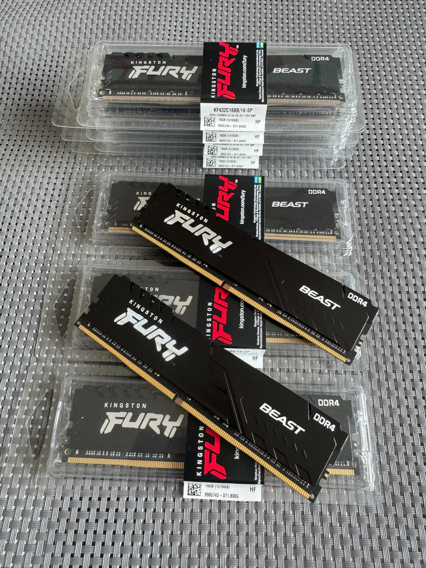金士頓DDR4 3600 3200 16G 8G 2666 駭客神條 全相容臺式機內存【北歐居家生活】