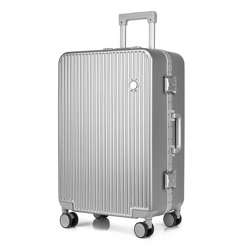 新款鋁框硬殼學生行李箱小清新旅行箱20寸登機箱長短途旅行拉桿箱204