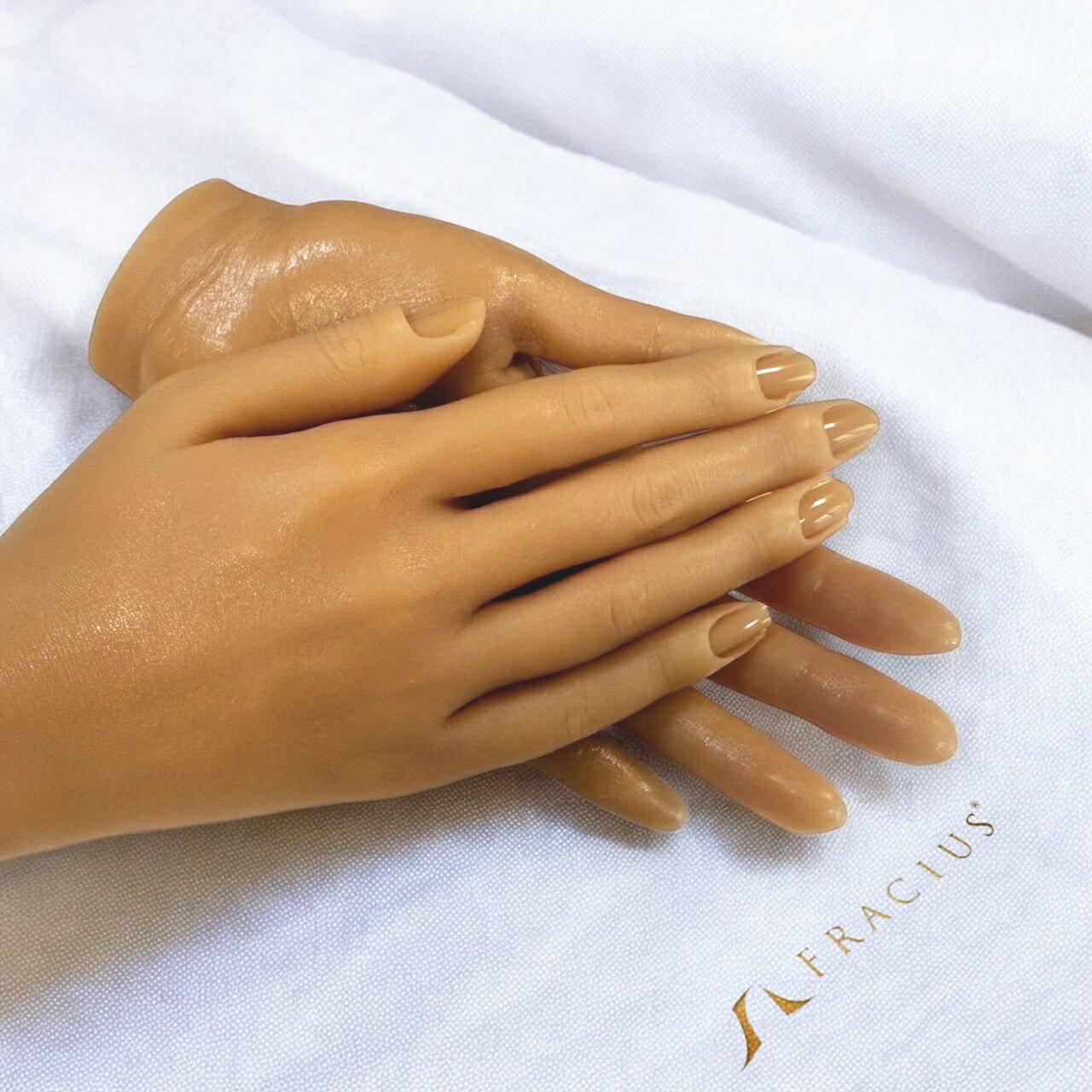 FRACIUS 高仿真手 矽膠手模 美甲練習假手 矽膠足模 仿真人假手 2