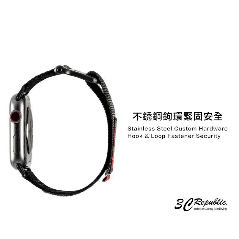 UAG Apple watch 38 40 42 44 45 41 mm 不鏽鋼 扣環 時尚 尼龍 腕帶 錶帶 6