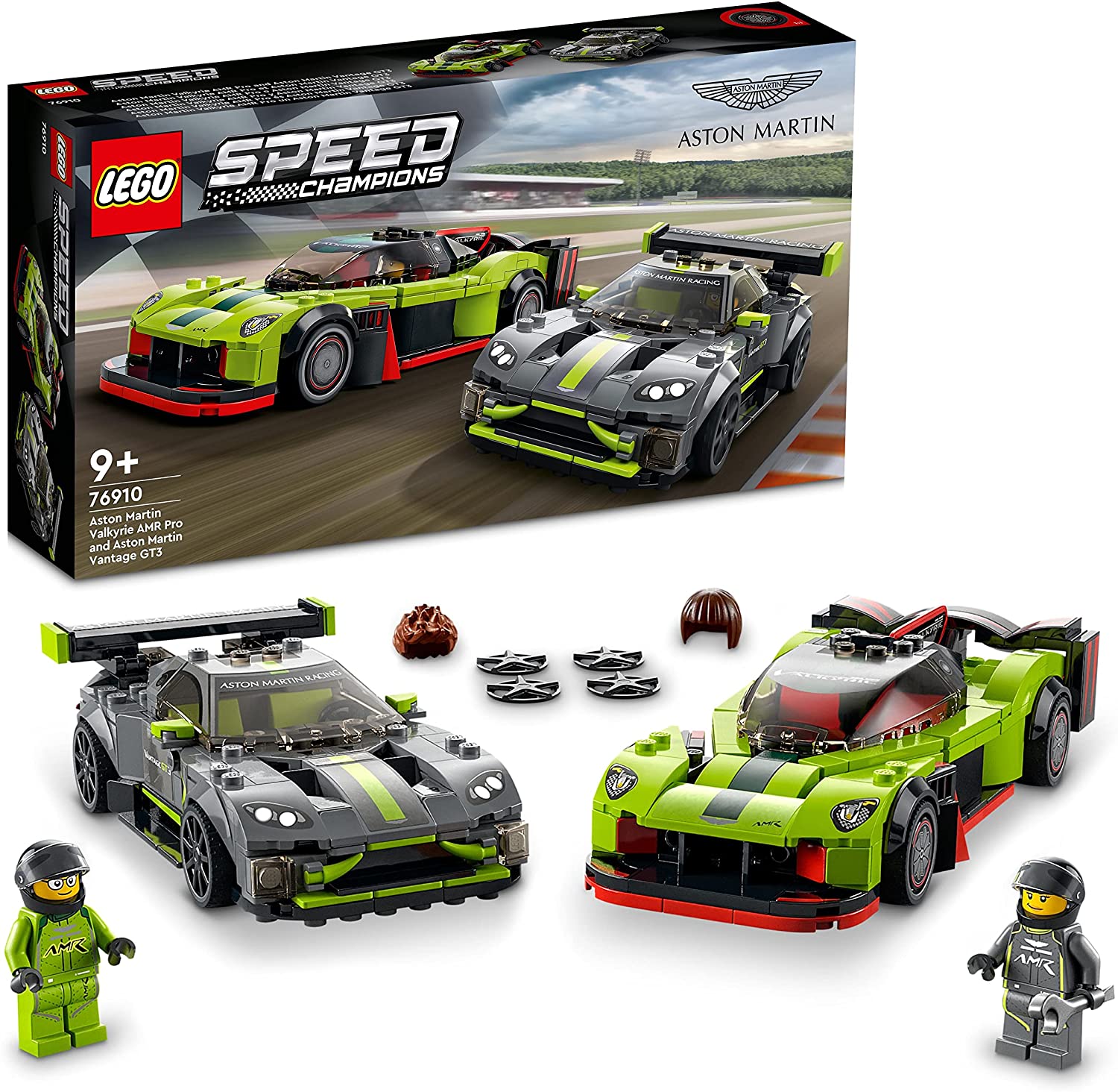 LEGO 樂高Speed Champions 阿斯頓馬丁女武神AMR Pro & 阿斯頓馬丁Vantage GT3 76910