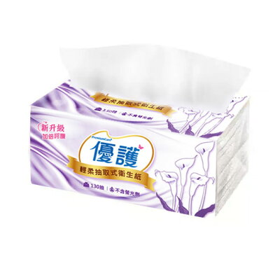優護 輕柔抽取式衛生紙 (100抽/包) 【杏一】