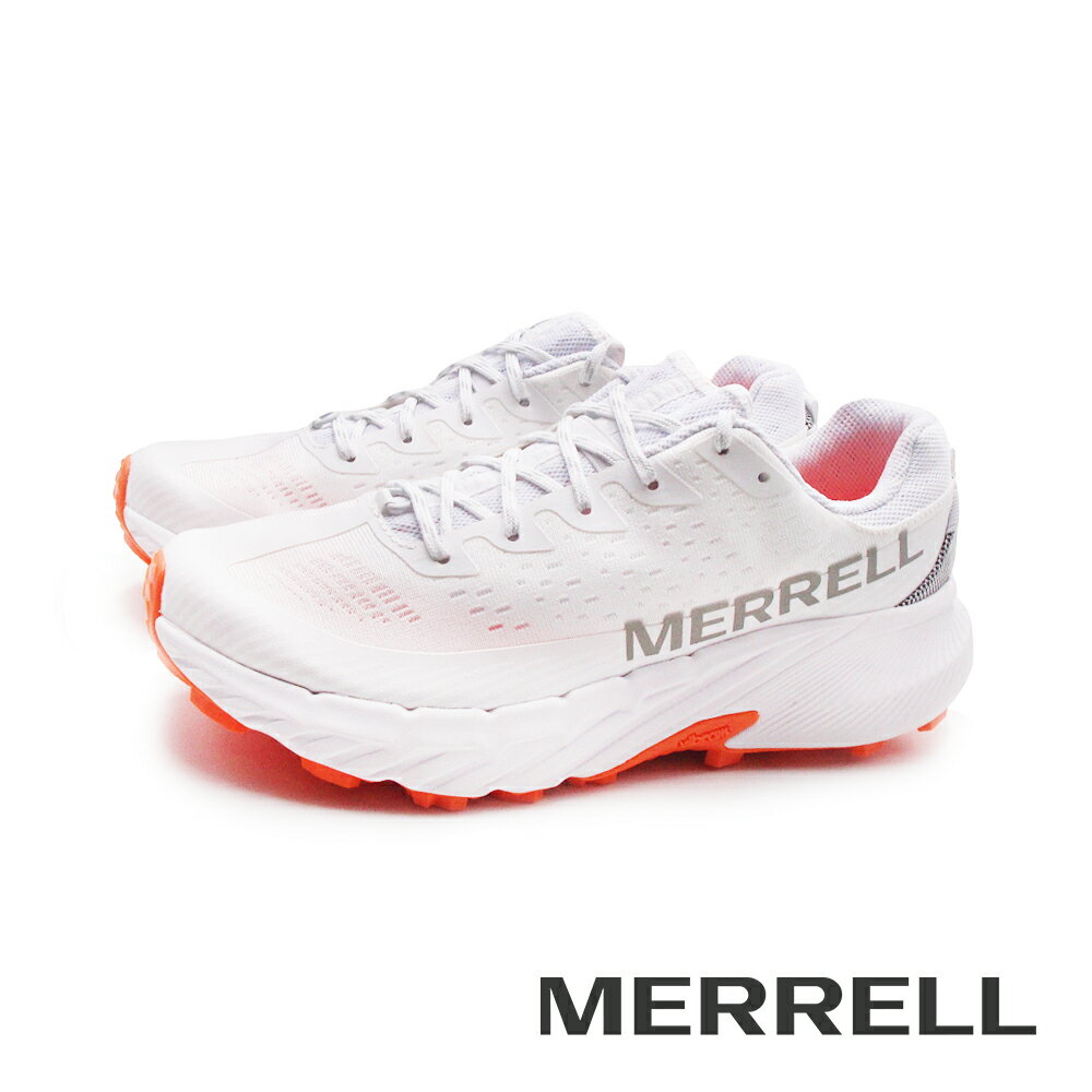 MERRELL(女)AGILITY PEAK 5輕量戶外越野慢跑運動鞋 女鞋-白色