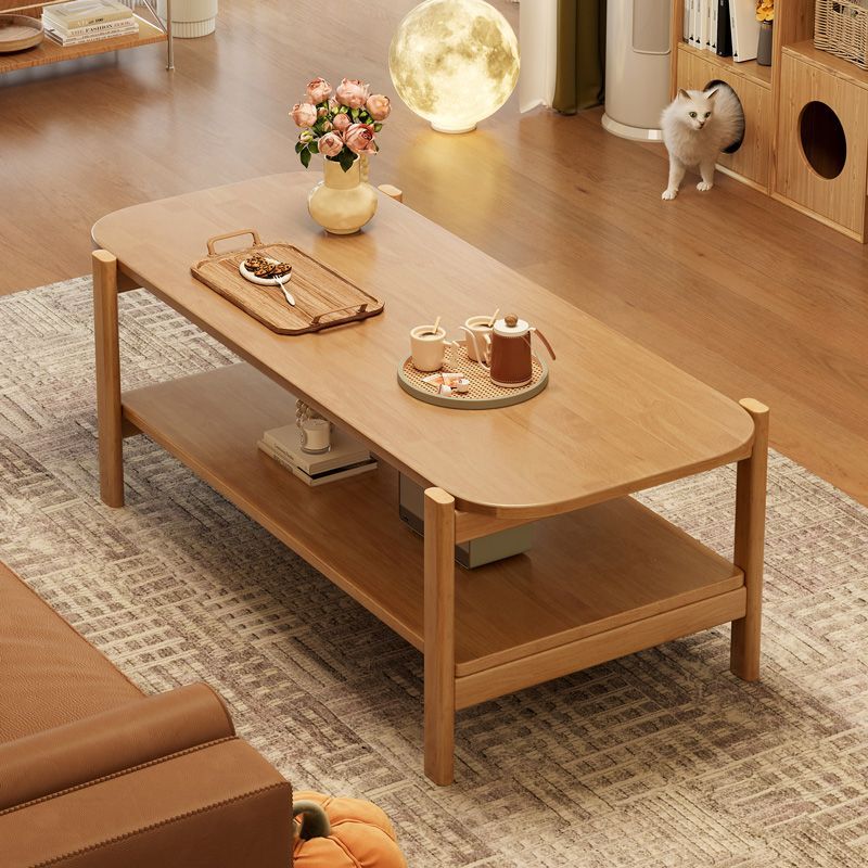 茶幾客廳家用小戶型辦公室小桌子簡約現代茶幾2024新款實木小方桌