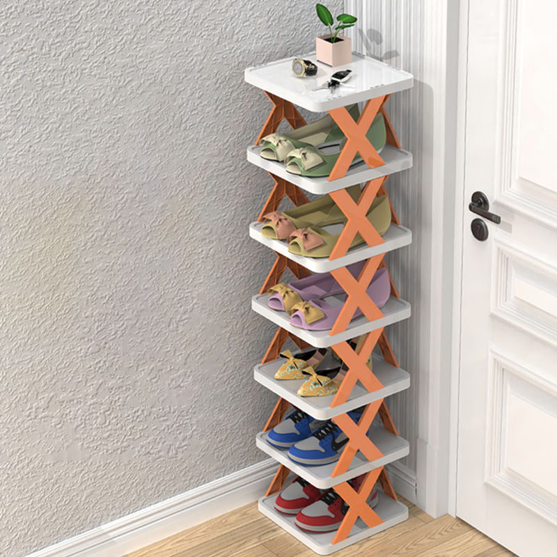 簡易 鞋架 家用 門口 省空間鞋子 收納 塑料窄鞋櫃 防塵 收納 架 子