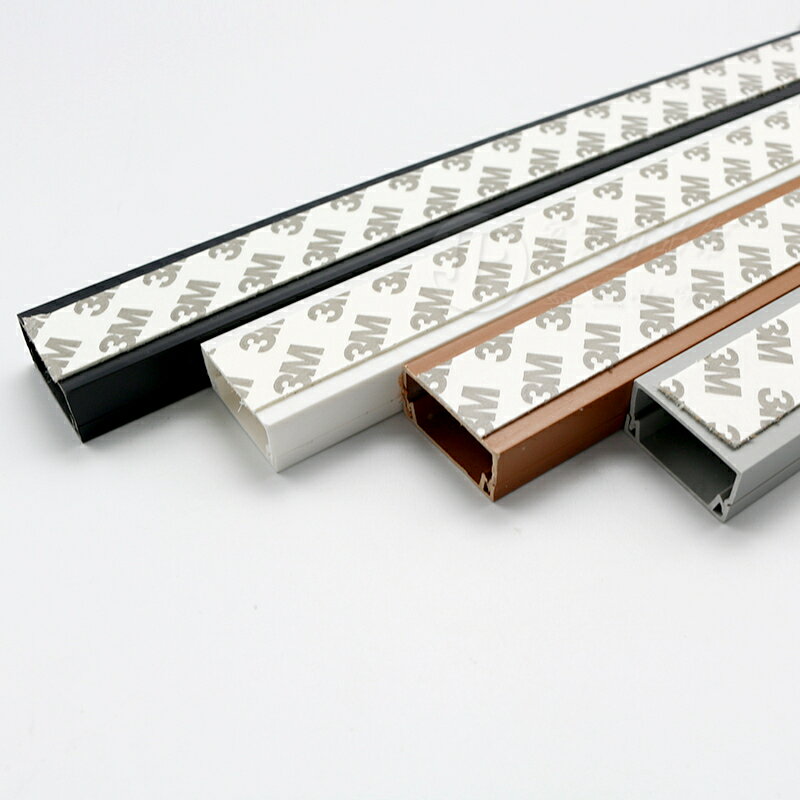 線槽 線槽固定神器明線裝飾明裝墻面PVC隱形塑料電線美化家用網線自黏『XY30977』