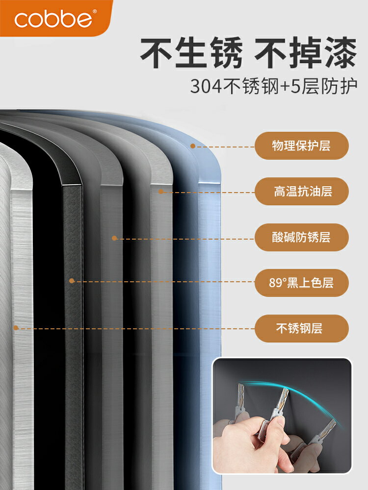 304不銹鋼廚房置物架臺面多功能用品放調料刀架筷子調味品收納架2