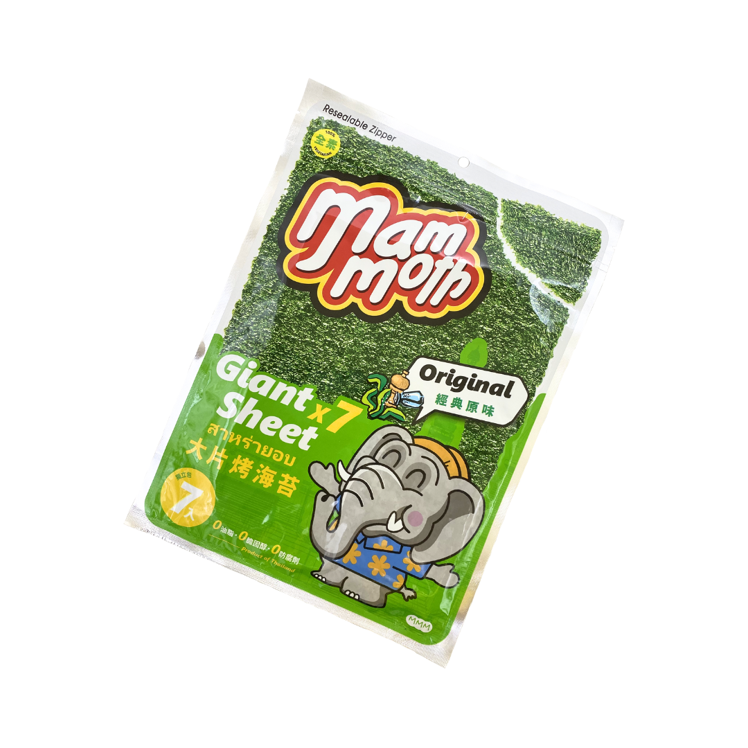 團購美食 mm大象 泰式烤海苔片 原味 / 香烤魷魚 / 辣味 1