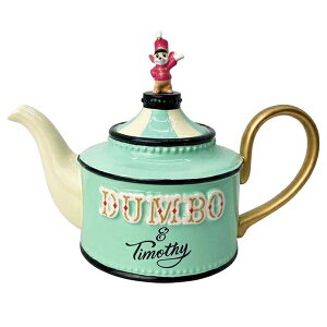 【震撼精品百貨】Dumbo_小飛象~ 迪士尼 小飛象 造型陶瓷茶壺 (綠金款)*26349