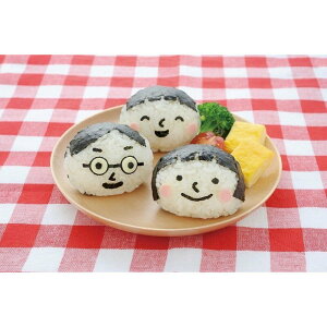 日本 Arnest 親子創意料理小物 我們這一家 全家福表情圖案飯團模組 便當DIY/野餐 4989082768175
