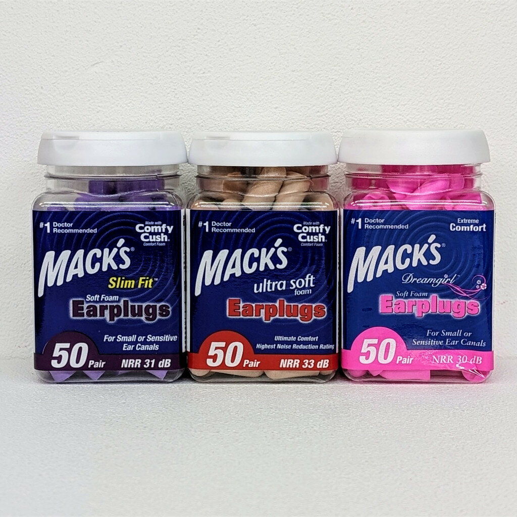 【惜物福利品全新微瑕】Mack's 耳塞 50對 粉色 膚色 紫色 macks DreamGirl 泡棉耳塞 睡眠耳塞