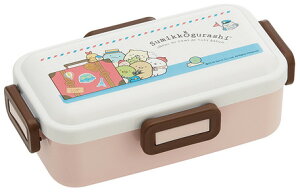 大賀屋 日本製 角落生物 便當盒 粉 安全餐具 收納盒 餐盒 餐具 角落小夥伴 SAN-X 正版 J00015744