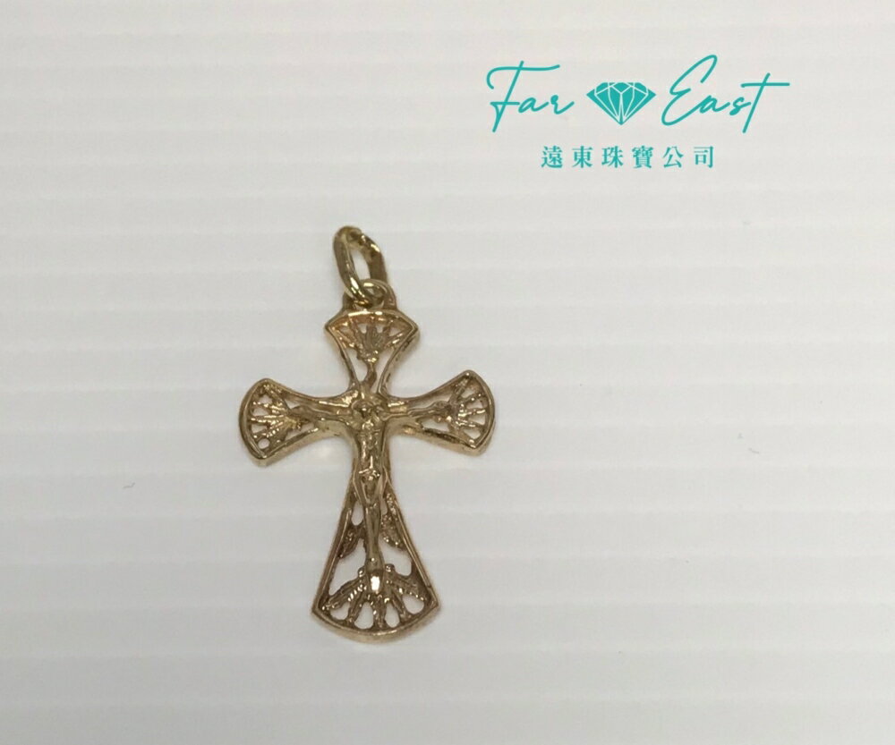 FAR EAST Jewellery & Co. K金墜子-十字架耶穌人像_小