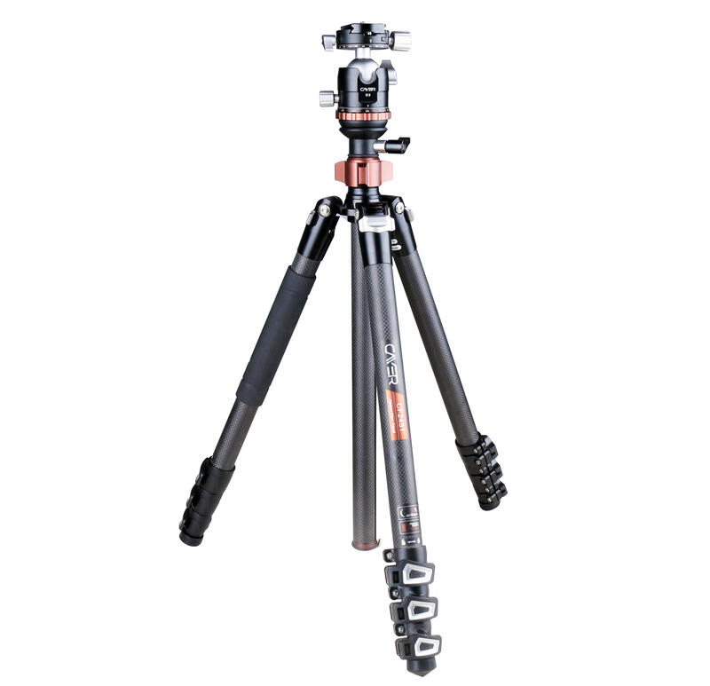 Cayer 卡宴【CF2451G3 碳纖維 板扣快鎖反折 三腳架】G3雲台 高172cm 公司貨【中壢-水世界】 2