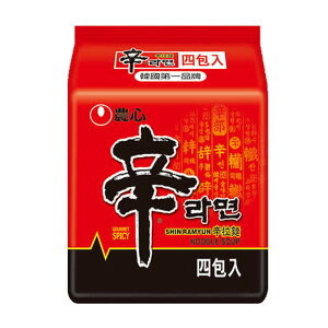 韓國農心辛拉麵 120gx4包/袋 【康鄰超市】