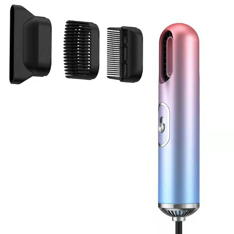 無葉吹風機家用負離子護發吹風筒三合一電吹風機恆溫熱風梳美發梳【北歐家居生活】