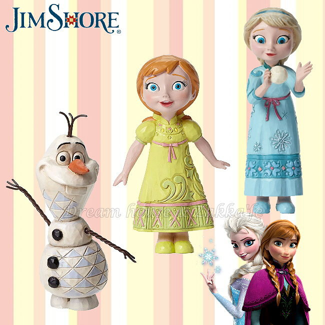 Jim Shore愛木小灣 DISNEY 冰雪奇緣 FROZEN 童年版 艾莎/安娜/雪寶 《 3款任選 》 ★ 美國ENESCO精品 ★ 夢想家精品家飾