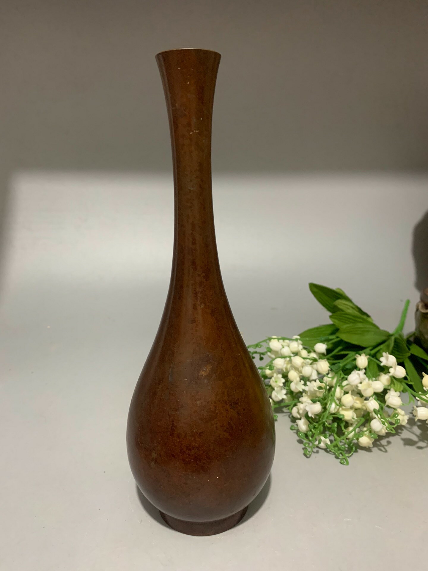 日本回來 銅器 銅花瓶 高崗銅器 花瓶