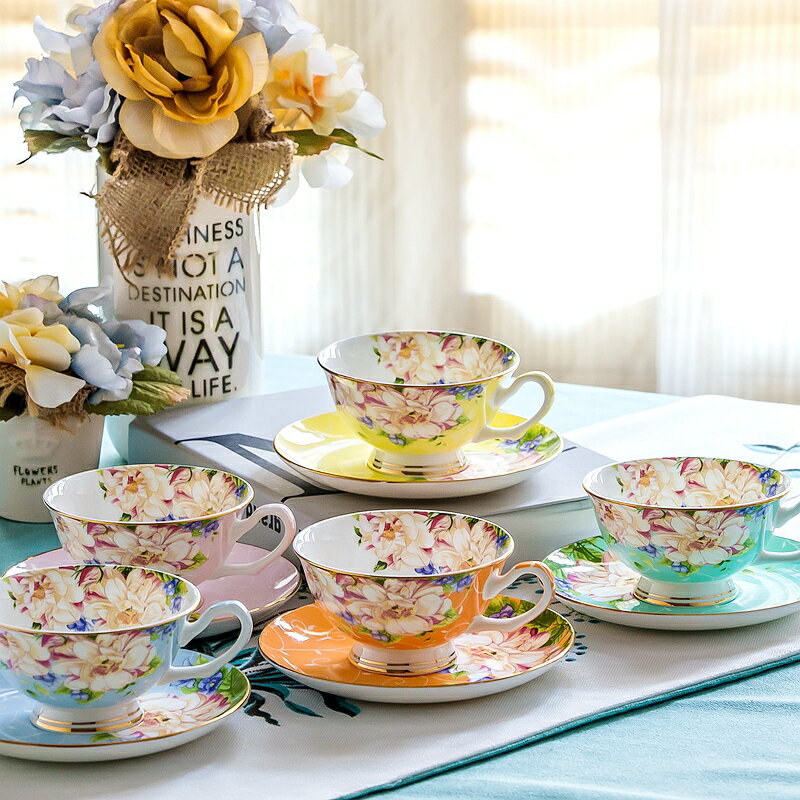 茶具北歐風格歐式骨瓷咖啡杯套裝家用英式下午茶具杯子陶瓷創意