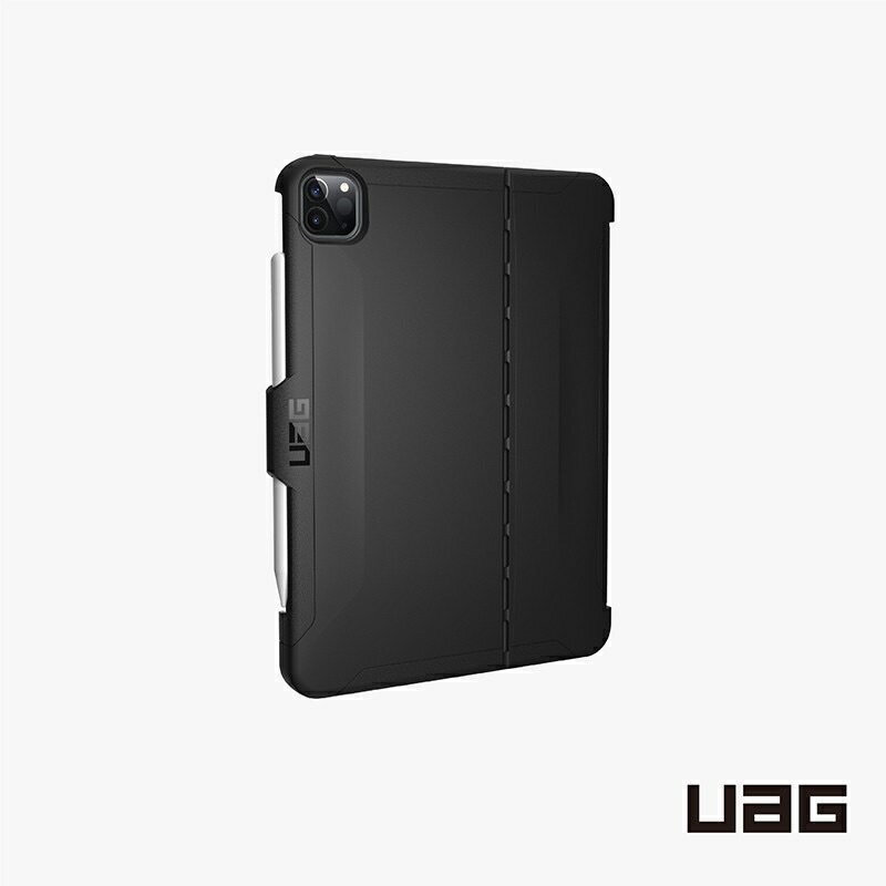 強強滾p-【UAG】iPad Pro 12.9吋(2020)耐衝擊鍵盤專用保護殻-黑