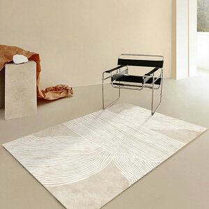 日系長絨地毯客廳茶幾毯日式侘寂ins風家用簡約房間臥室床邊地毯