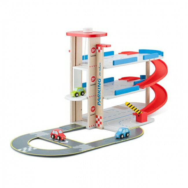 免運費《荷蘭 New Classic Toys》木製立體停車場玩具 東喬精品百貨