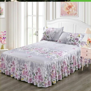 床單布藝1米8乘2米的一米二單件床罩雙人床清新1.5m套裝花邊。