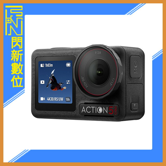 搶券最高折233｜DJI 大疆 Osmo Action 5 Pro 標準套裝 運動相機 攝影機(ACTION5,公司貨)【CUBE卡最高10%回饋】