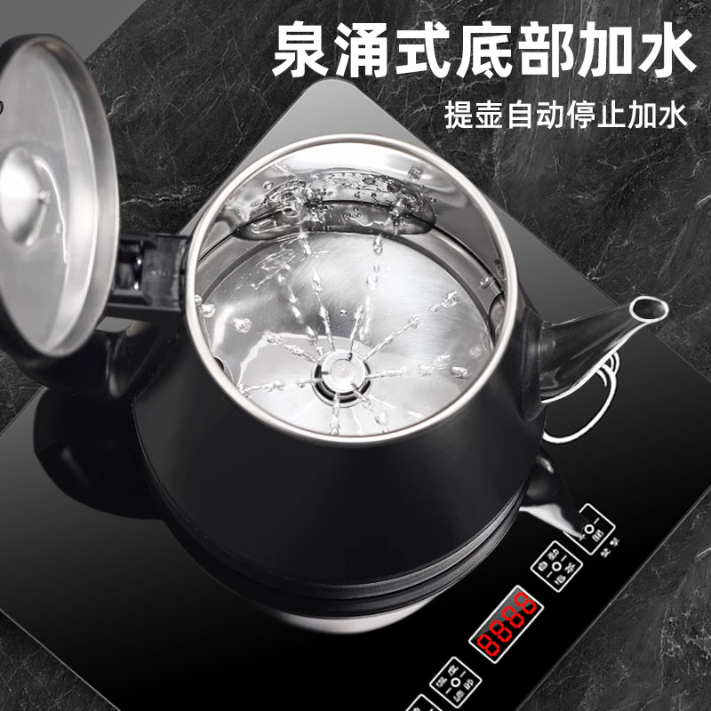 110V出口自動上水電熱水壺智慧加抽水器電茶爐桌面臺式一體泡茶機