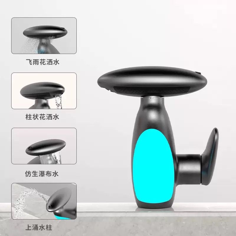 工廠現貨 網紅面盆洗手盆廚房水龍頭冷熱全銅浴室衛生間家用創意水龍頭個性487-LPS 保售後 臺灣公司