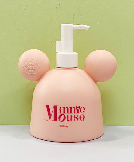 【震撼精品百貨】Micky Mouse 米奇/米妮 迪士尼造型沐浴擠壓罐-粉色#06408 震撼日式精品百貨