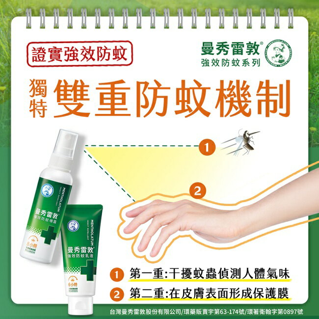 曼秀雷敦強效防蚊噴霧60ml 3