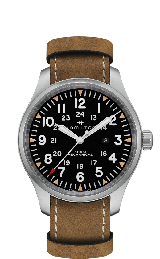 Hamilton 漢米爾頓 Khaki Field 大三針機械錶 H69819530 褐色 50mm