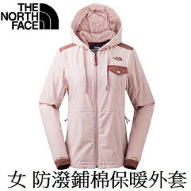 [ THE NORTH FACE ] 女 防潑鋪棉保暖外套 蜜粉 / 公司貨 NF0A3L753YM