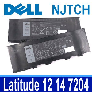 DELL NJTCH 4芯 原廠電池 03NVTG 3NVTG 451-BBJJ 8G8GJ VD0FX Latitude 12-7204 14-7404 Latitude 7204 系列