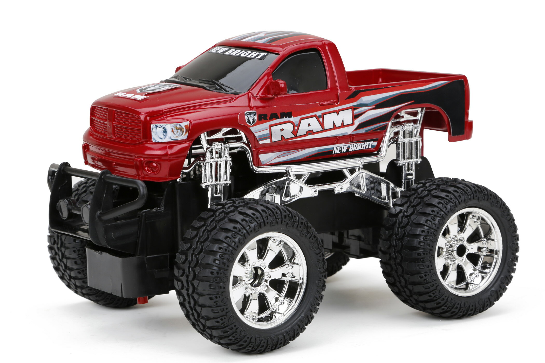 Gizmo Toy New Bright Rc Ford F 150 Raptor Truck Bright Red Full