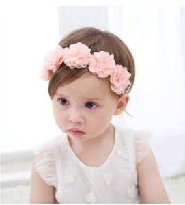 寶寶兒童髮飾 嬰兒 氣質甜美蕾絲花朵髮帶 88176