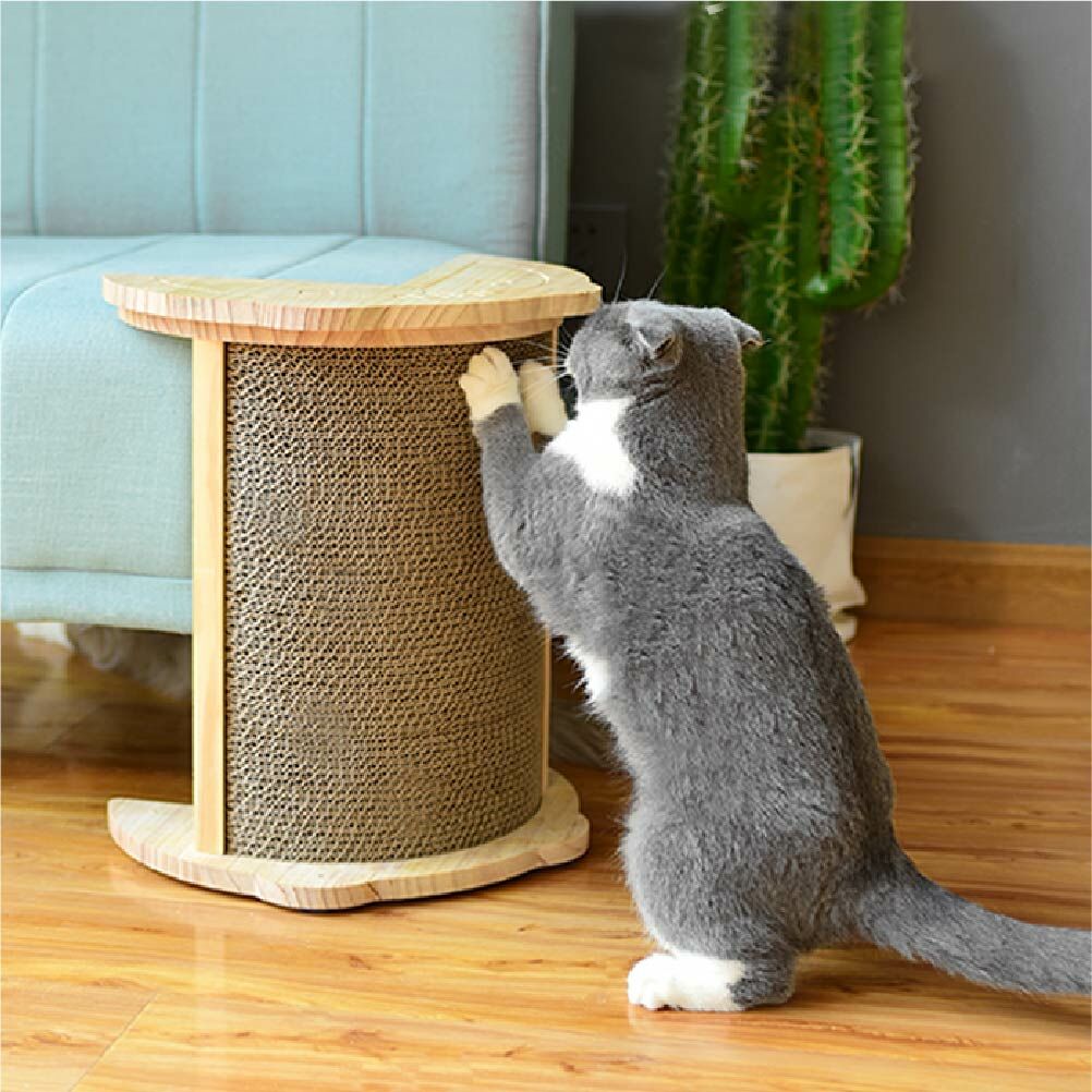【PetPanny 陪陪你】牆角貓抓柱 貓咪用品玩具 耐抓耐磨 貓咪磨爪 貓咪家具