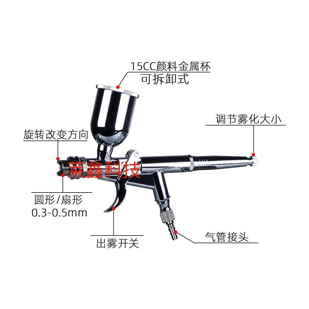 【台灣公司 可開發票】氣動噴漆槍手動修補墻面大容量噴槍高壓噴涂專用正品大功率長桿 2