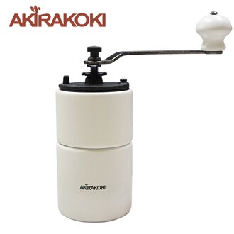 金時代書香咖啡 AKIRA 正晃行手搖磨豆機 白色 A-19W