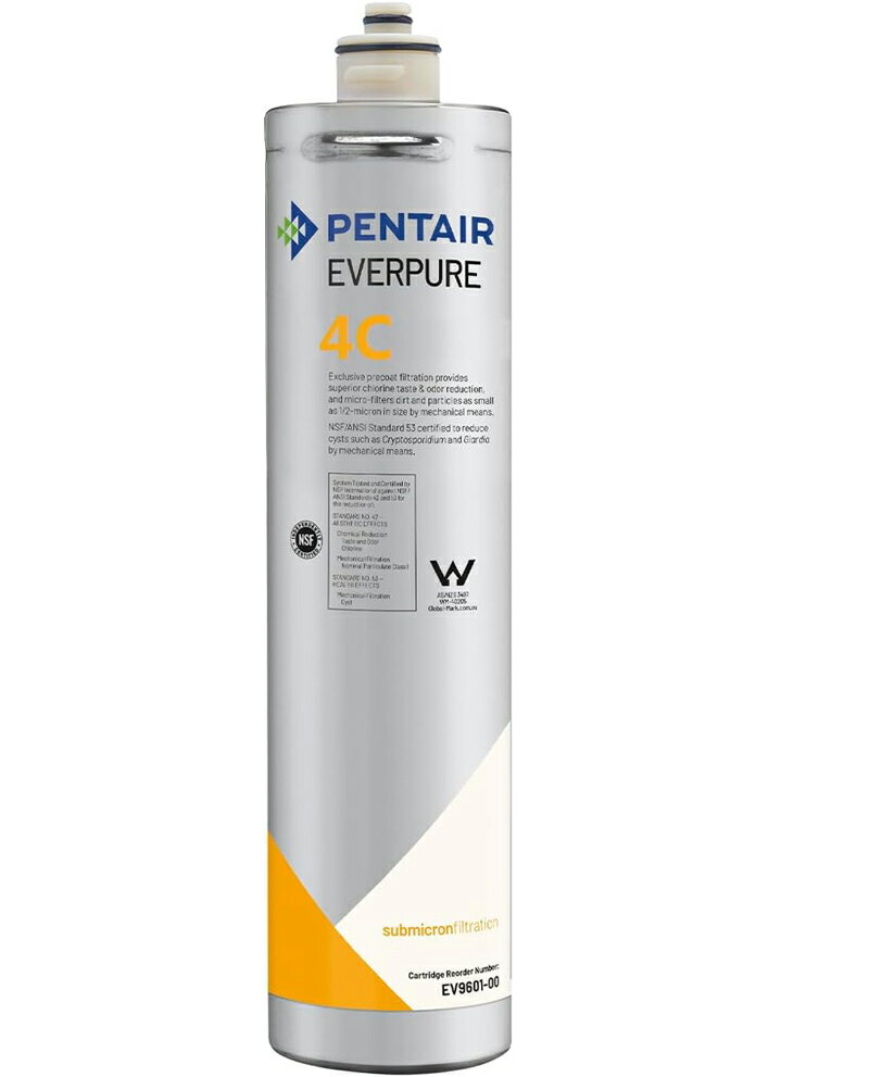 [2美國直購] 愛惠普 濾芯/濾心 Everpure EV9601-00 4C Cartridge B0051SUPDI