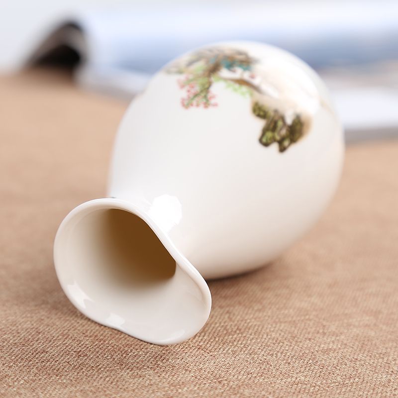 陶瓷酒具9件套裝家用分酒器白酒杯日式仿古烈酒一口杯酒壺小酒盅 5