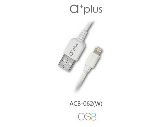 {光華成功NO.1}a+plus ACB-062 USB to Apple Lighting急速充電/傳輸線2M  喔!看呢來 4