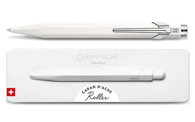 Caran D’ache 卡達 849 鋼珠筆白桿【領券滿額再折千8/31止】