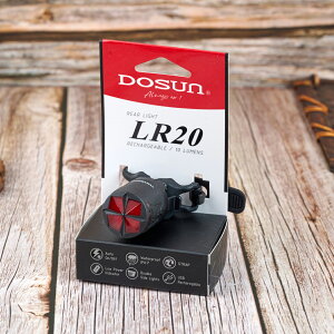 DOSUN LR20 可充電 自行車尾燈 尺寸:28*35MM <